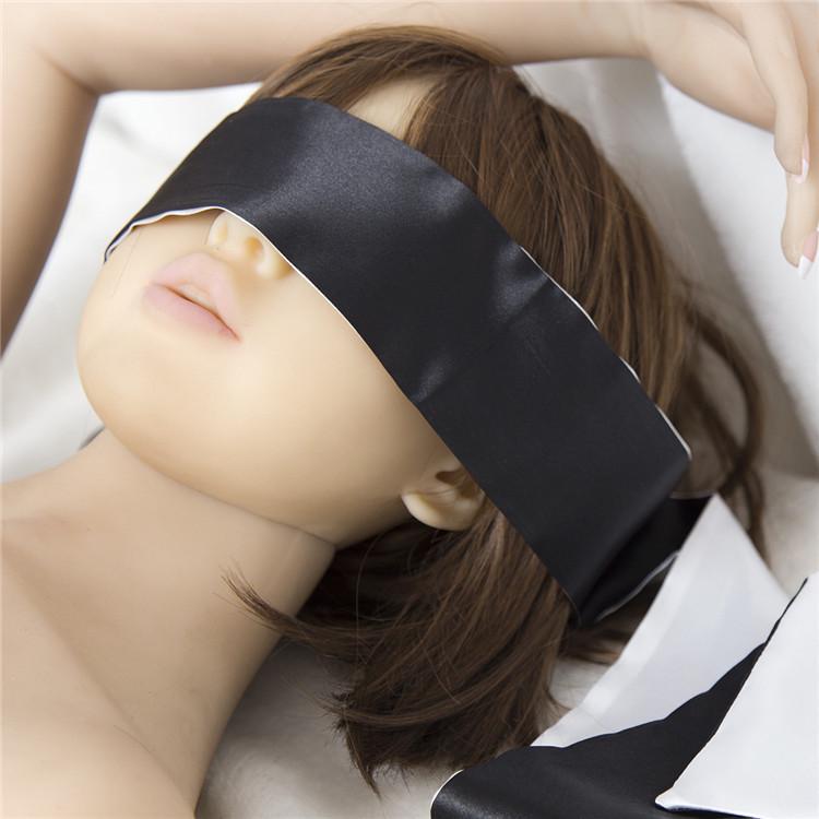 Silk Erotic Blindfold SM Restraint - 1.5m Light-Blocking for Flirting & Passion
