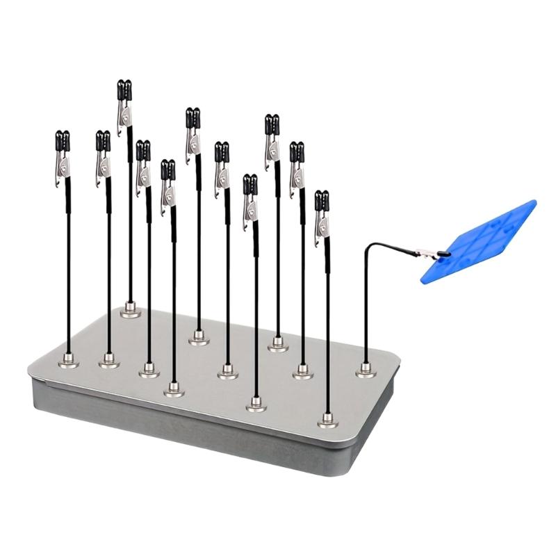 Magnetic Flexible Gooseneck with Clip for Helping Hands Third Hand Tool Electronics Soldering Jewelry Painting Art Craft