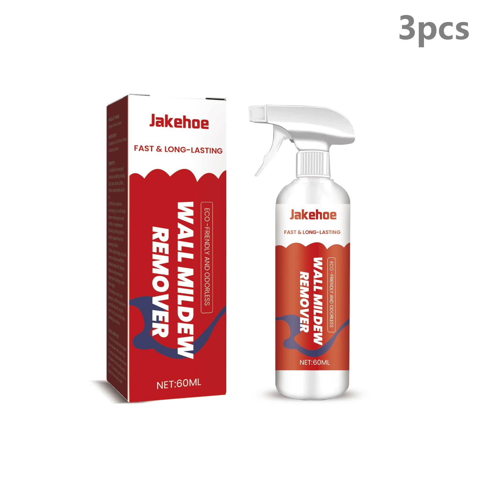 Jakehoe Spray Éliminateur de Moisissure Murale Moisissure Moisissure Salle de Bain Cuisine Multifonctionnel Produits Anti-Moisissure Spray Éliminateur de Moisissure 3pcs