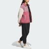adidas Originals Colorblock Stand Collar Sports Jacket for Women - Layered Pink
