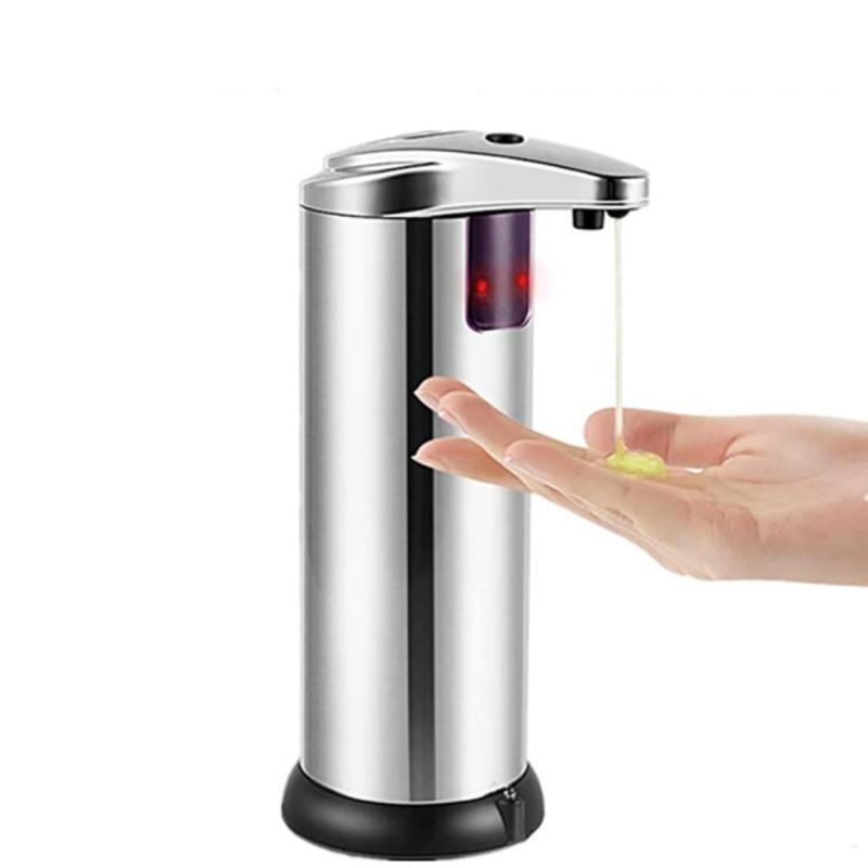 

Stainless Steel Soap Dispenser Automatic Liquid Soap Dispenser Smart Sensor Handwash Dispenser 250ml Kitchen Bathroom Dispenser | Liquid Soap Dispense