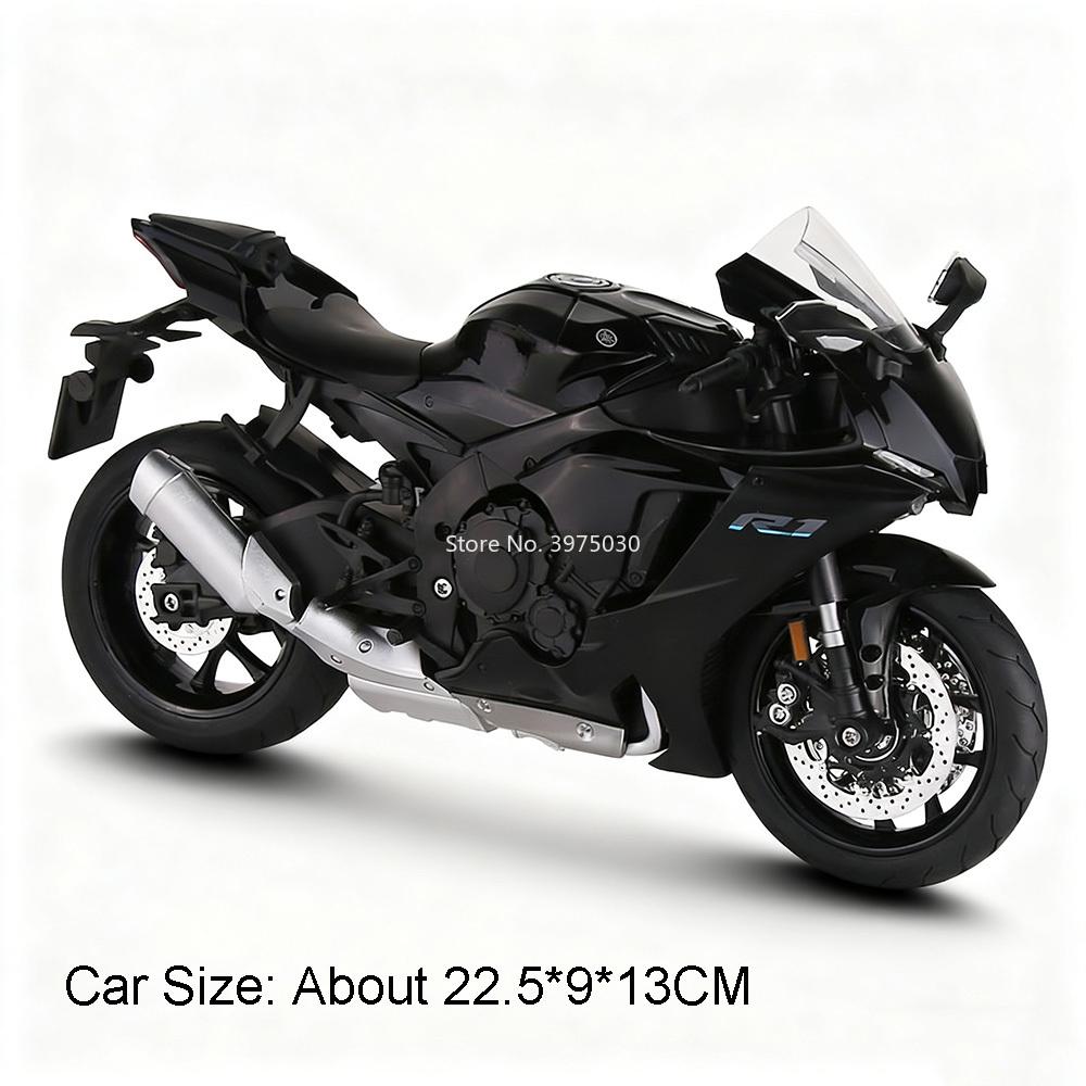 1:9 R1 Honda Cbr 1000Rr Motorfiets Speelgoed Minatuur Legering Diecast Auto Model Schokabsorptie Rubberen Band Modellen Cadeau Voor Vriendjes