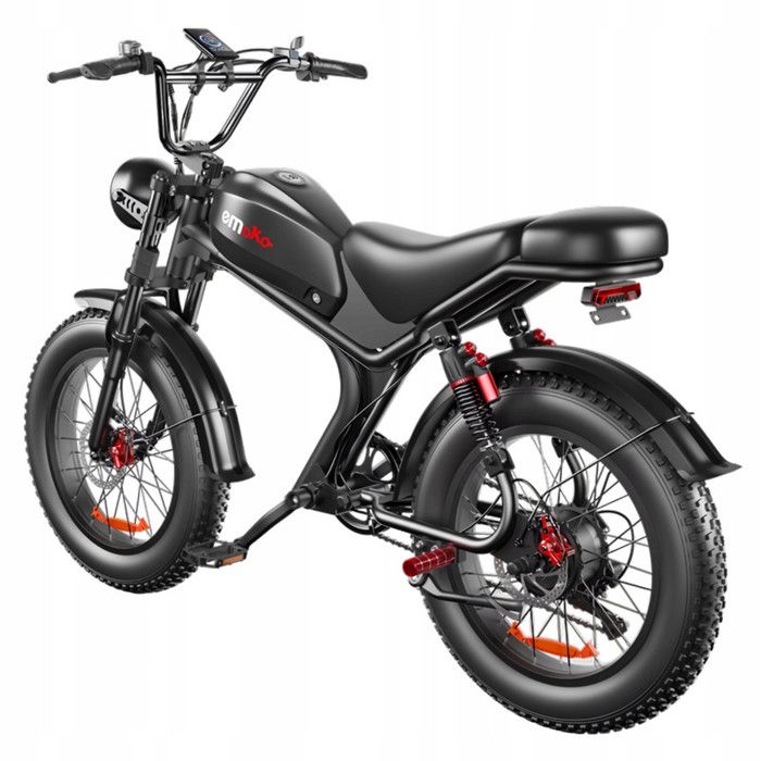 EMOKO C93 Electric Mountain Bike – 1000W Motor – Removable 48V 20Ah Battery (80km) – SHIMANO 7 Speeds – 20x4.0 Tires