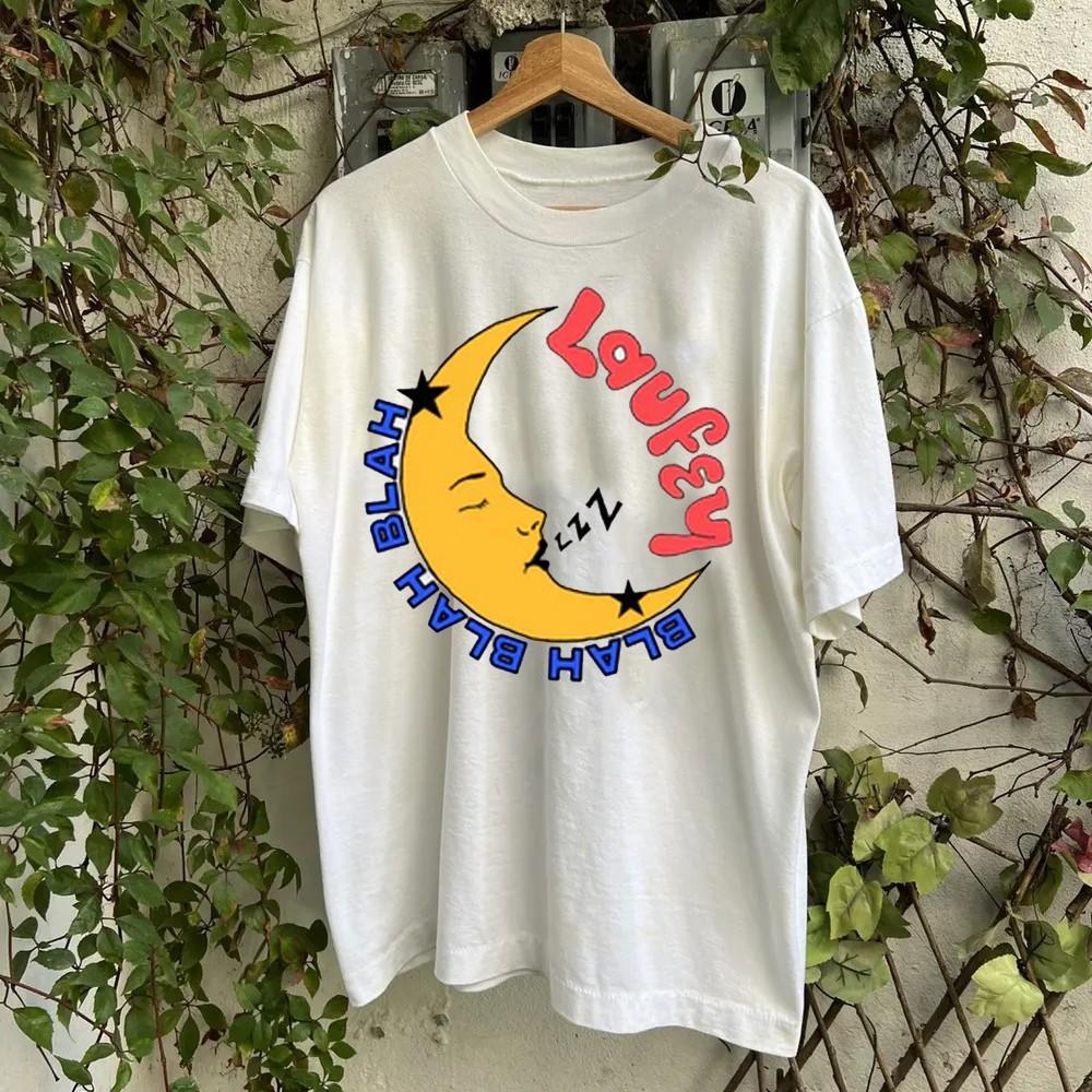 Laufey Singer Merch Laufey Blah Blah Blah T-shirt white Unisex  20D1968 Unisex T-Shirt S