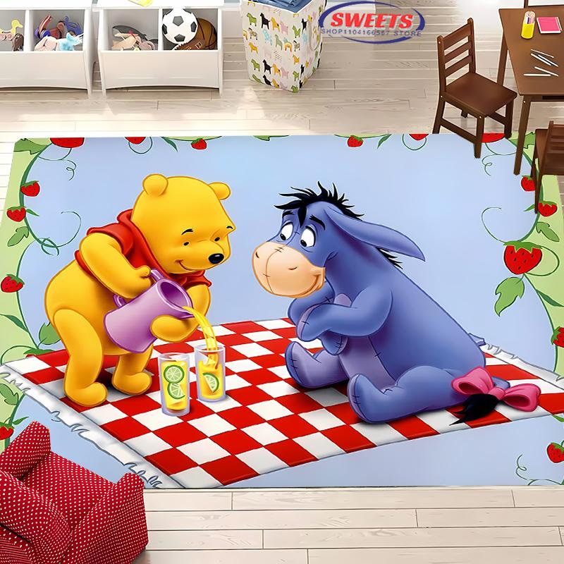 Neue Regale ! Beliebter Winnie Puuh I-Aah Teppich, Wohnzimmer Schlafzimmer Büro Kinderzimmer der Wahl, Rutschfeste Waschbare Matte