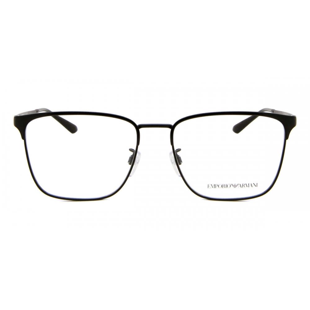 

Emporio Armani Ea1146d Asian Fit 3014 Men Eyeglasses Matte on Shiny Black/56-17-145