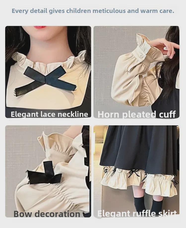 Autumn College Style Forest Lolita Princess Dress for Girls