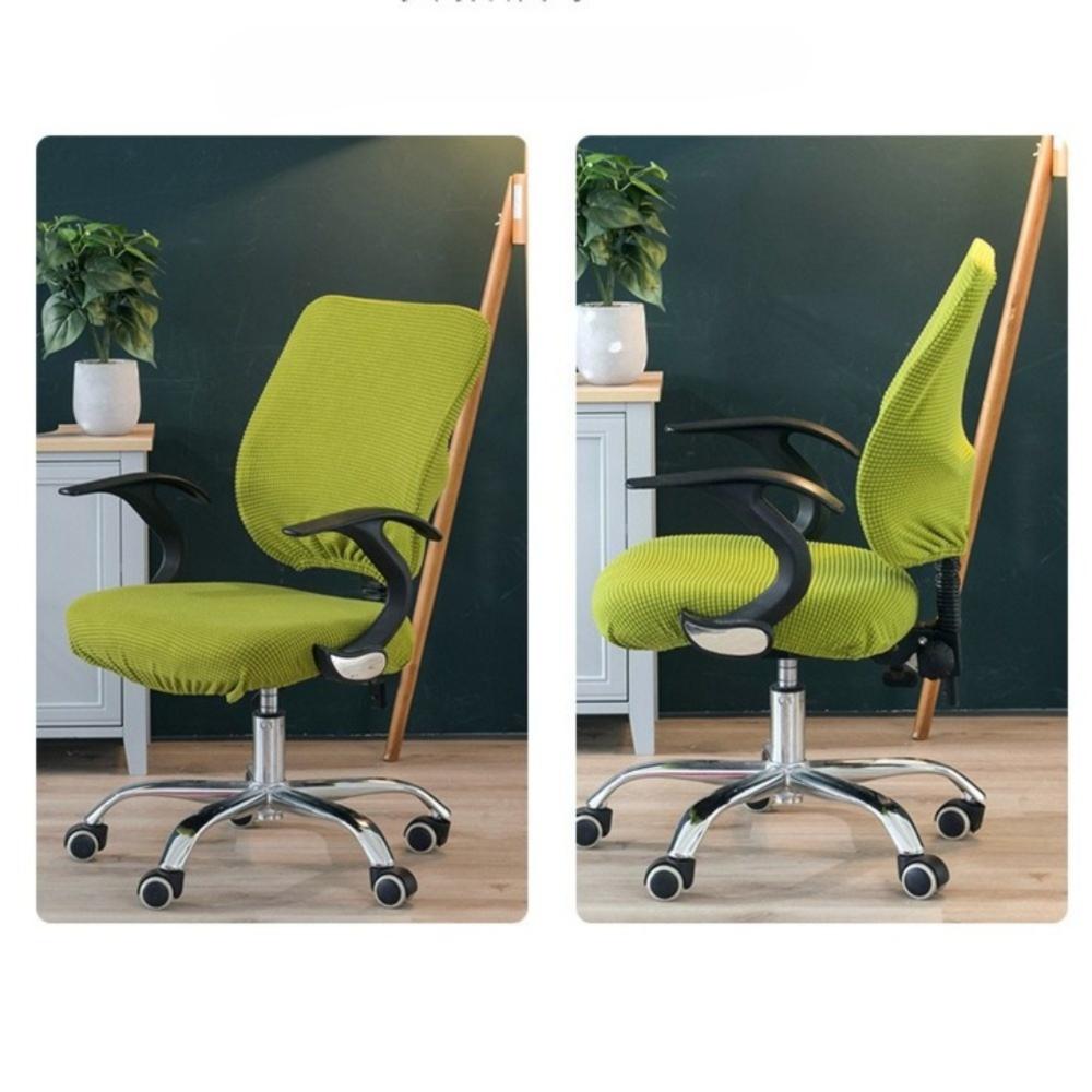 2Pcs/Set High Elastic Office Chair Covers Thicken Armchair Cover New Computer Chair Cover