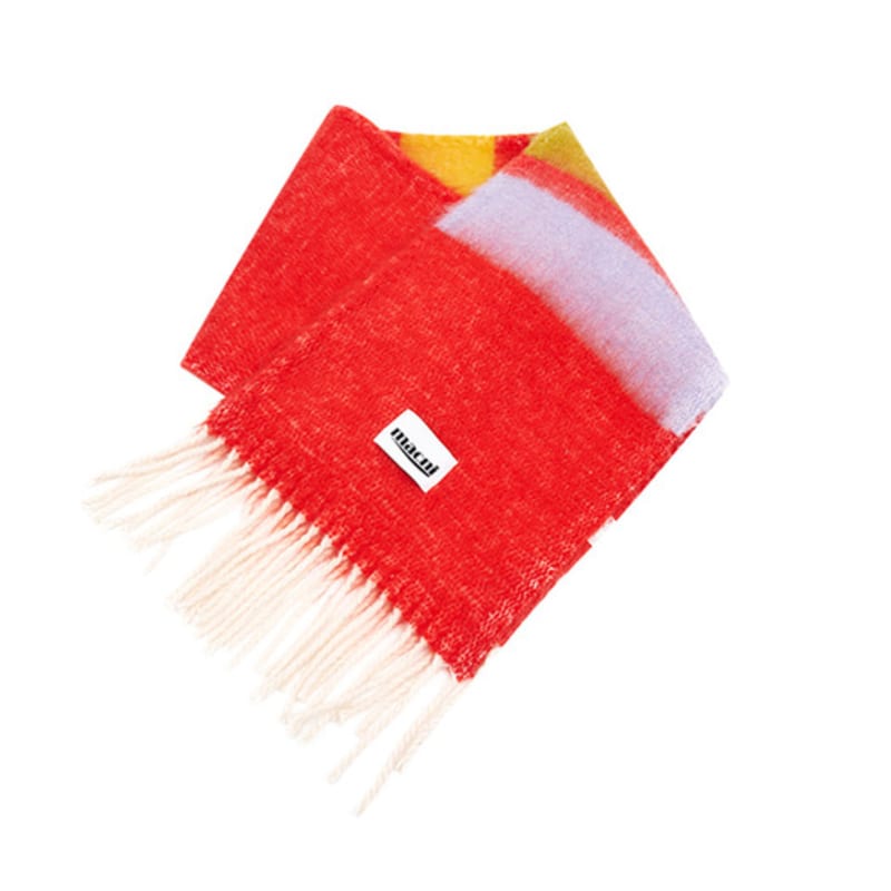 macni RAINBOW MUFFLER_ORANGE