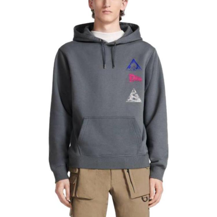 DIOR SS22 Sweatshirt Men's Gray 393J691A0531-C889