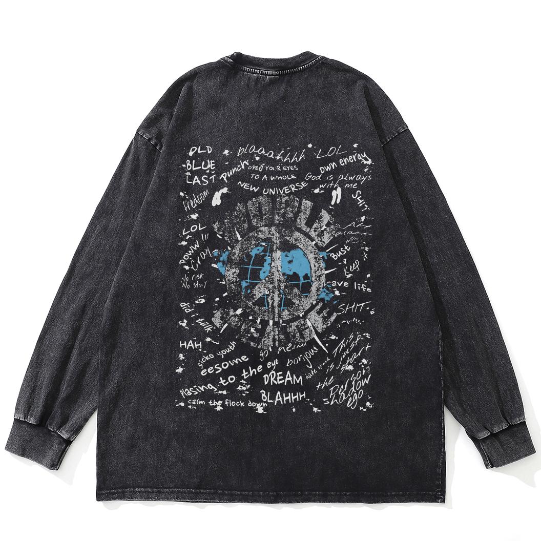 Футболка уличная с рисунком с обеих сторон — фото 2