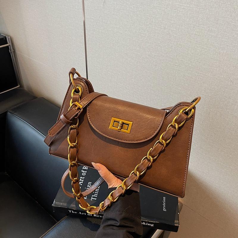 Premium Sense Bag Women's 2025 New Trendy Niche Armpit Bag Going Out To Work Commuting Single Shoulder Crossbody Small Square Bag