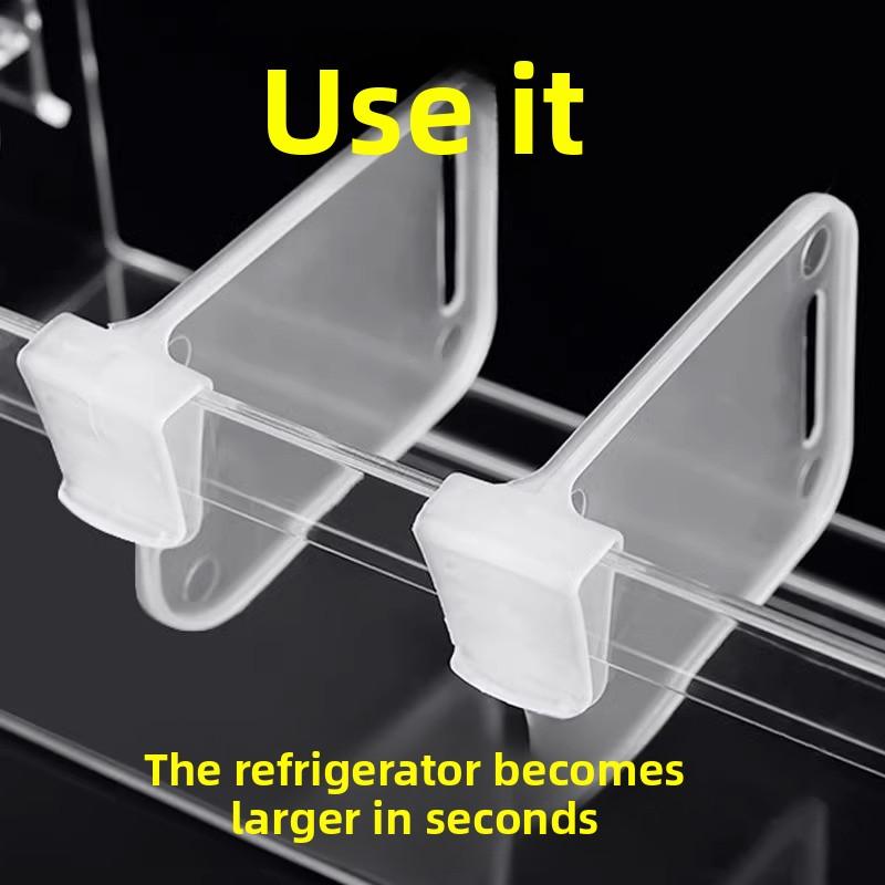 10 Pcs Creative Organising Storage Classification Universal Multifunctional Refrigerator Dividers