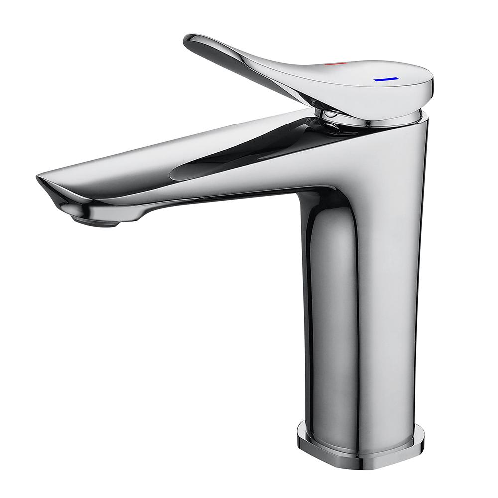 Wash Basin Bathroom Faucet Mixer Water Tap Sanitary Gold Basin Mixer Basin Faucets Sink Water Tap Sink Faucet (as the picture,Chrome)