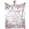Nanny Birthday Gifts Blanket Grandma Grandkids Mothers Day Throw 60x50 Inch