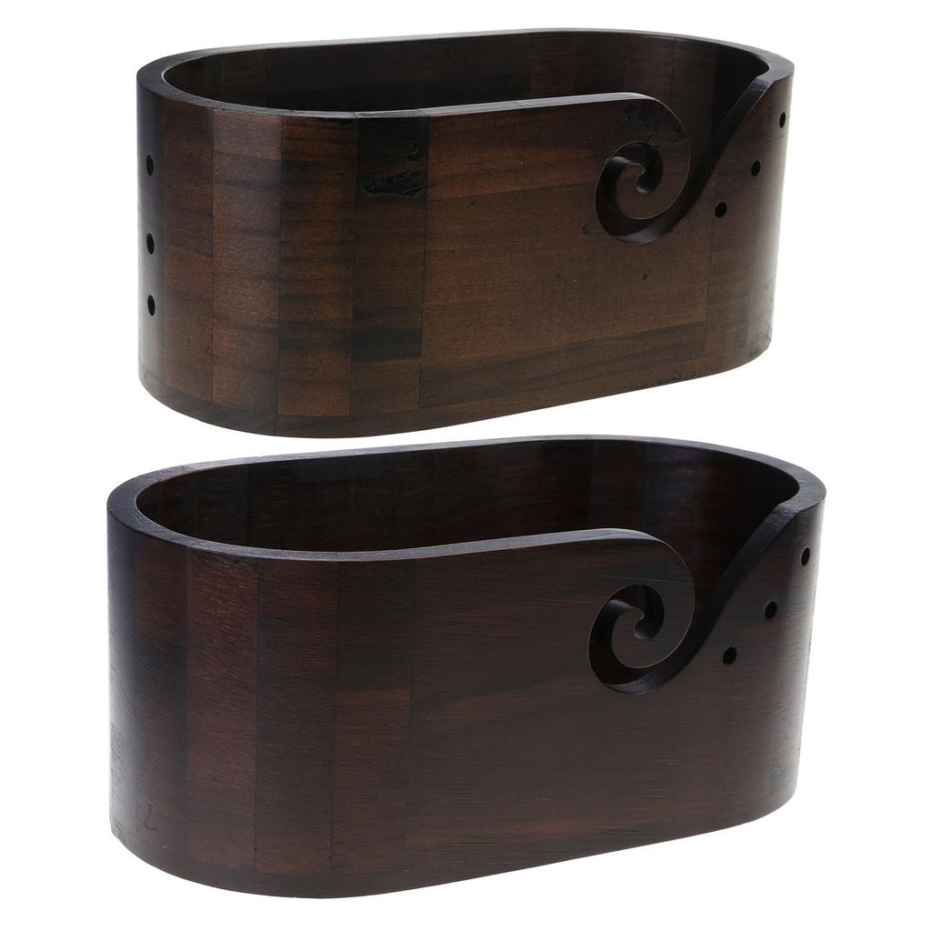 Oval Knitting Bowl Crocheting Bowl Wool Yarn Bowl Holder Knitting Bowl Wool Storage Bowl Knitting Accessories for Daily