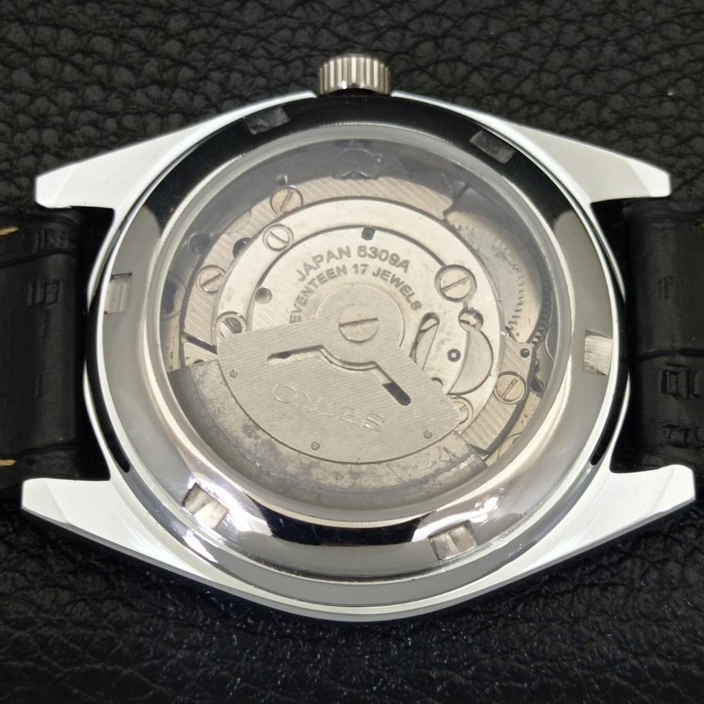 VINTAGE REFURBISHED SEIKO 5 AUTOMATIC 6309A JAPAN MENS GREEN WATCH a441190-4 Sk-a441190