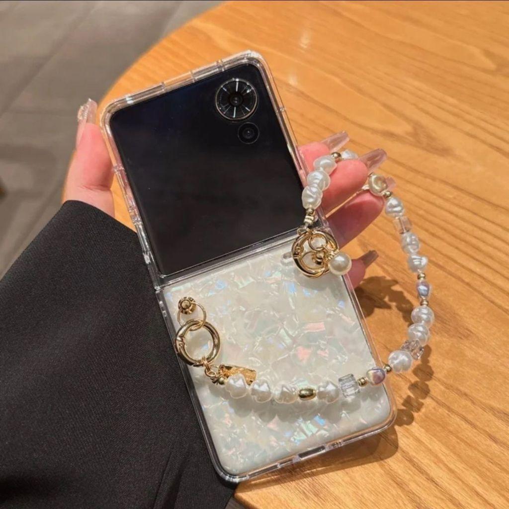 Pvc Phone Lanyard With Crystal Beads For Women And Men