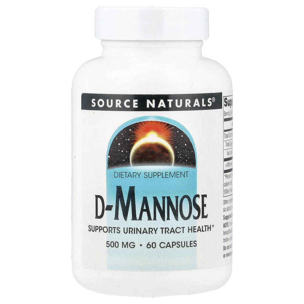 D-Manose, 500Mg, 60 Capsules