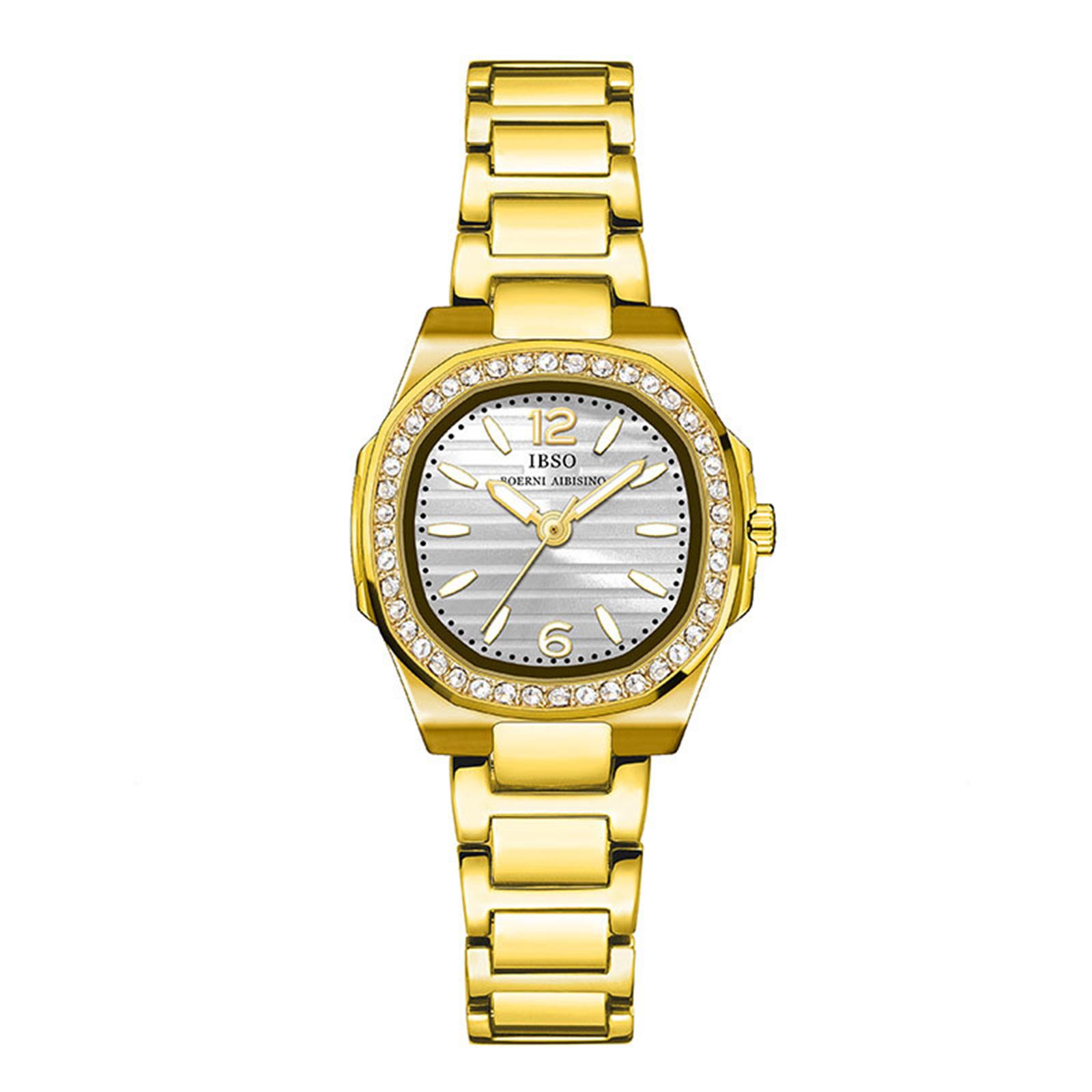 

Женские модные кожаные часы One Size золотой