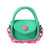 Stylish Korean Mini Shoulder Bag For Kids With Trendy Color Block Design And Breathable Features