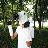 1 Pièce Animal Cheval Masque de Terreur Décoration Bricolage Masque Tête de Cheval Costume Cosplay Fête Drôle Halloween Coiffure