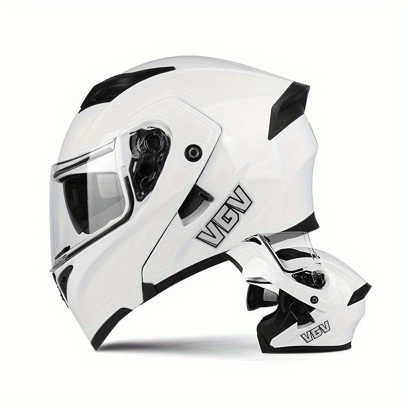 Flip Over Motorcycle Street Riding Helmet for Men and Women, Open Face Helmet, Summer Motorcycle Full Helmet, All Season Univers