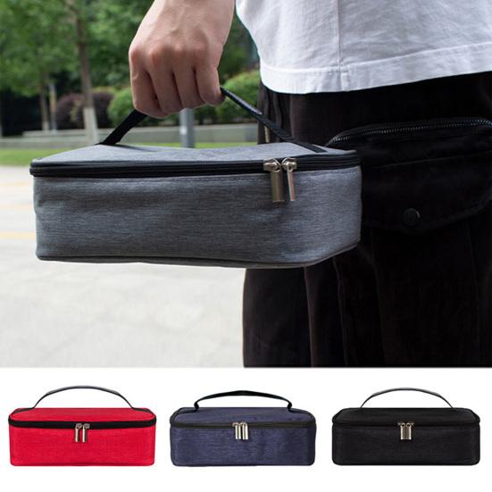 Insulated Lunch Bag for Adults Kids 3.2L Compact Oxford Fabric Thermal Tote Portable Leakproof Food Container Carrier for Office School Picnics