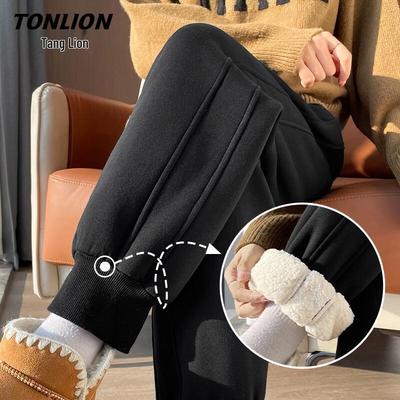 TonLion Women's Fleece-Lined Winter Jogger Sweatpants