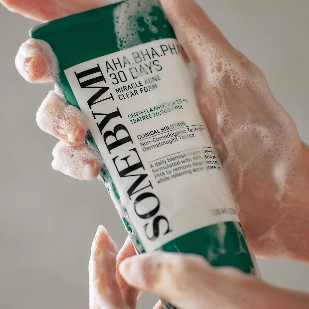 SOME BY MI AHA.BHA.PHA 30 Days Miracle Acne Clear Foam 100ml