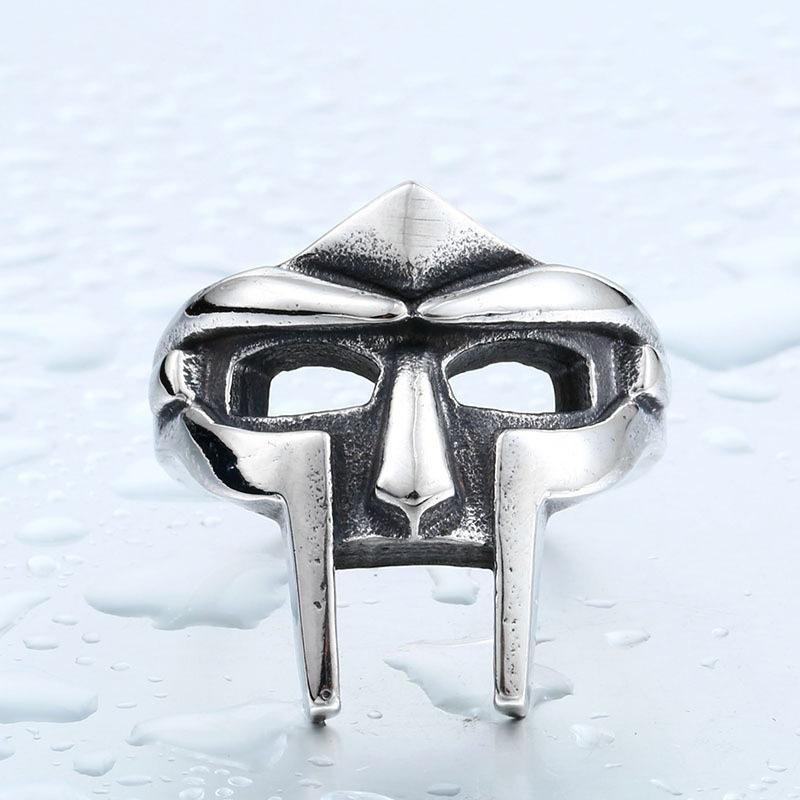 Vintage Pharaoh Mask Men Women Ring Adjustable Joint Ring For Men Gladiator Punk Egyptian Pharaoh Male Open Ring Jewelry