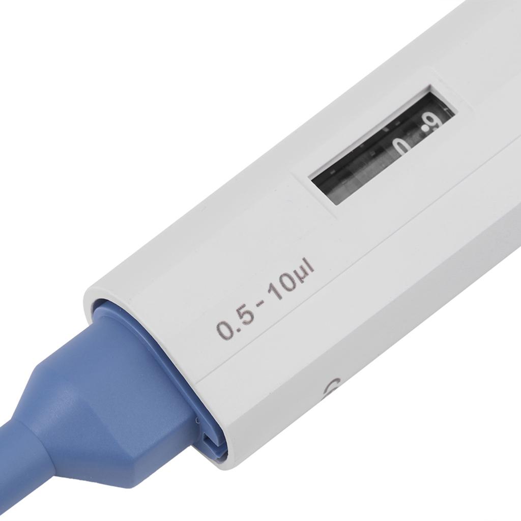 1pc Single Channel Manual Adjustable Pipette Pipettor Pipet Laboratory Tool 0.5~10ul