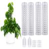 M-Modern-Stackable Transparent Plastic Moss Pole For Plants Monstera , Indoor Plant Accessories Support Stakes, Plant Stakes