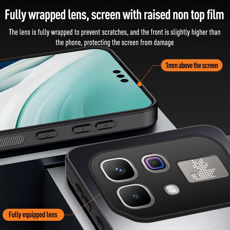 Luxury AG Glare Backplane PC+TPU Hard Case For Infinix Note 60 Pro 60 50 Pro 50X 50S Spark 40C Lens Full Protect Anti-drop Cover