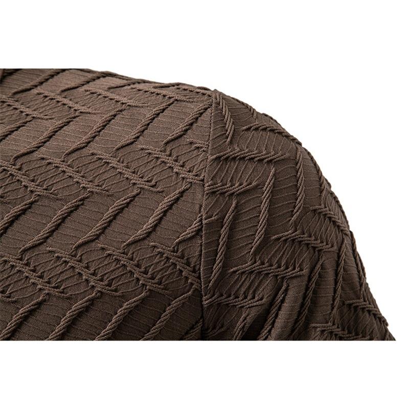 New Summer Men's Round Neck Short Sleeve T Shirt Casual Solid Colar T-Shirts Fashion Diamond Shaped Design Top Tees Streetwear