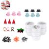 Kit pentru a Construi un Om de Zăpadă Lut Uscat la Aer Om de Zăpadă Meșteșuguri de Crăciun pentru Copii 4-12 Ani Lut de Modelaj Distractiv Om de Zăpadă Kit DIY pentru Decor de Petrecere de Sărbători