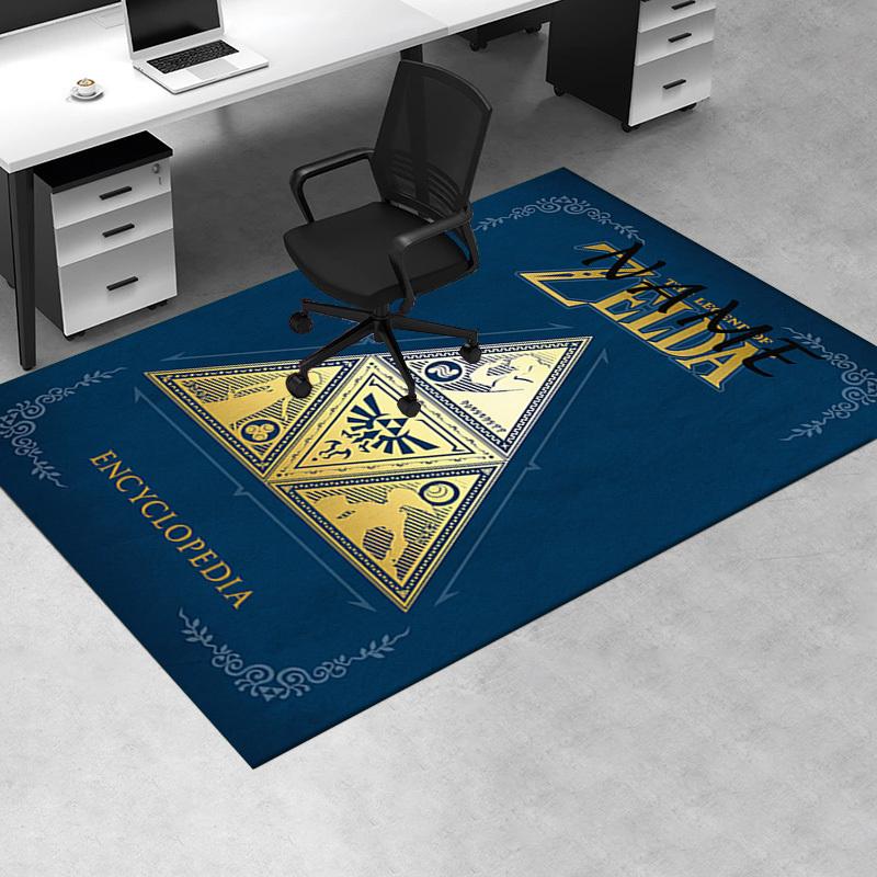 The Legend of Zelda: Hyrule Historia Office Carpet Soft Polyester Entrance Carpet Washable Non slip