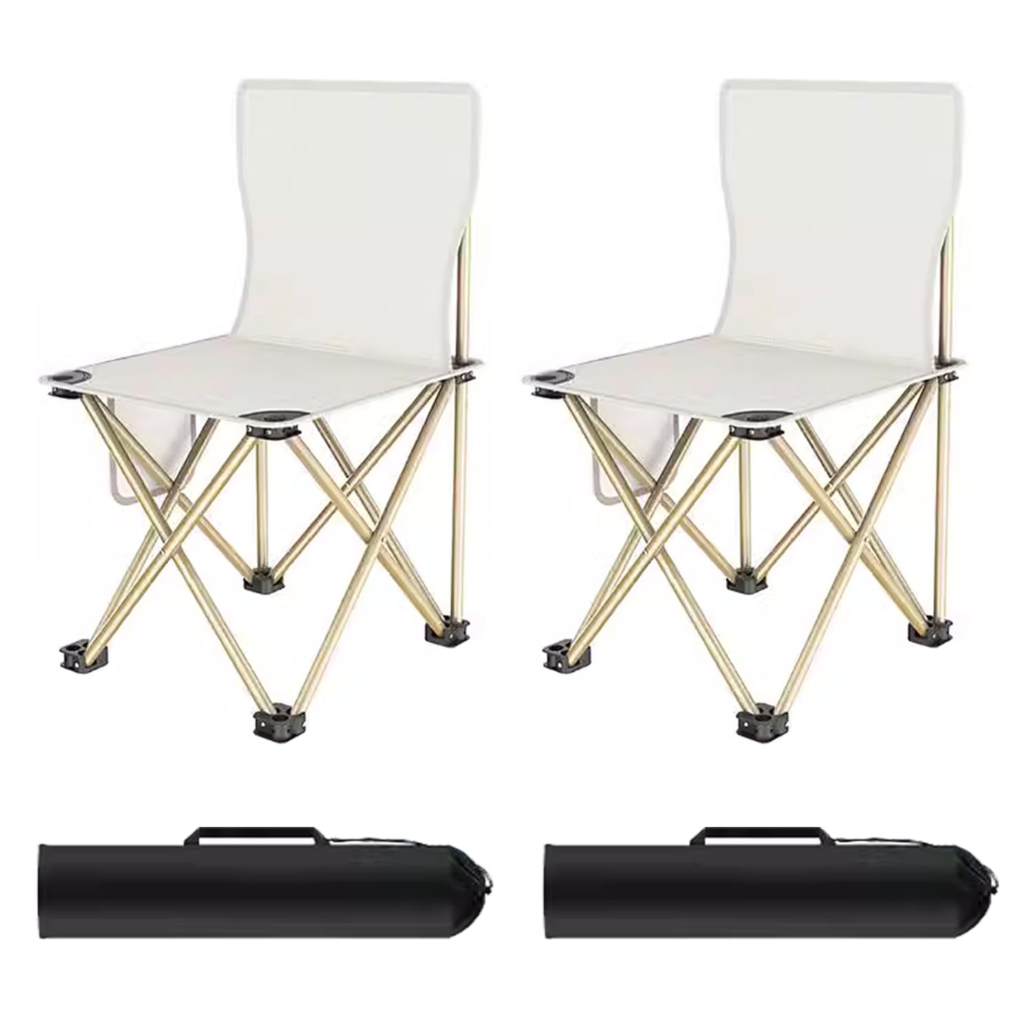 

HZCYS [2024 Усиленная версия, прочная X-образная поперечная рама] Уличный стул, Кемпинговый стул, Складной стул, Легкий и компактный, Грузоподъемность 100 кг,