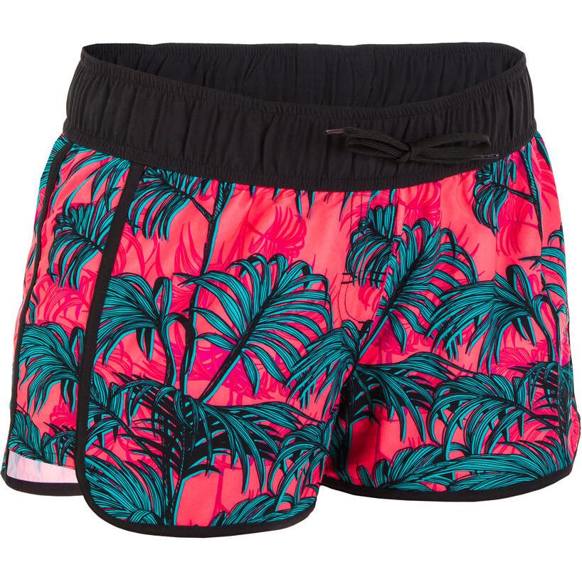 

DECATHLON TINI PRESANA Женские розовые пляжные брюки на шнуровке, облегающего кроя, со средней посадкой XS-S розовый