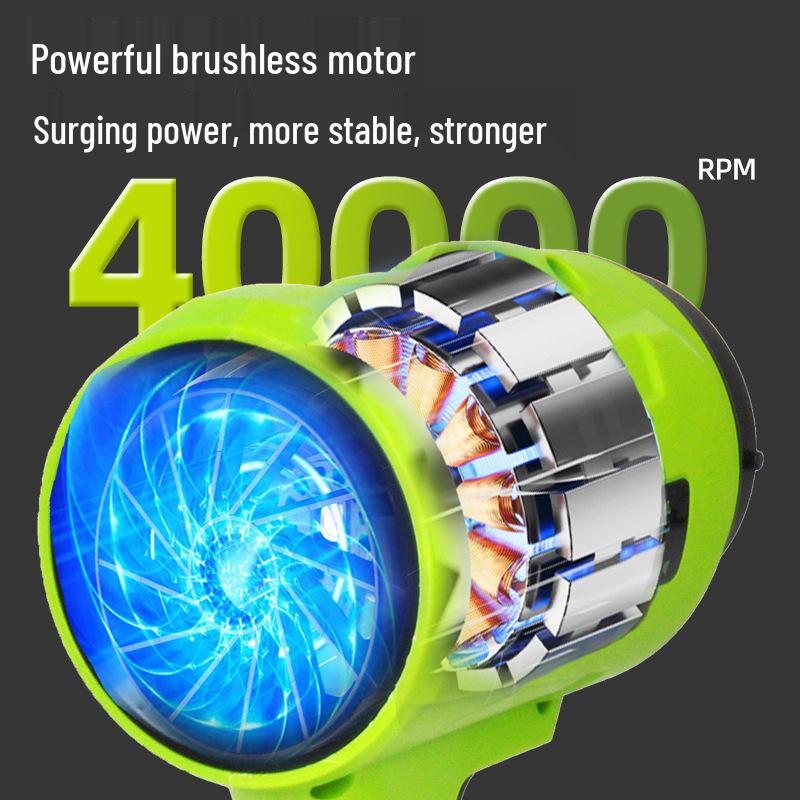 High-Power Cordless Hair Dryer & Dust Blower with Lithium Battery
