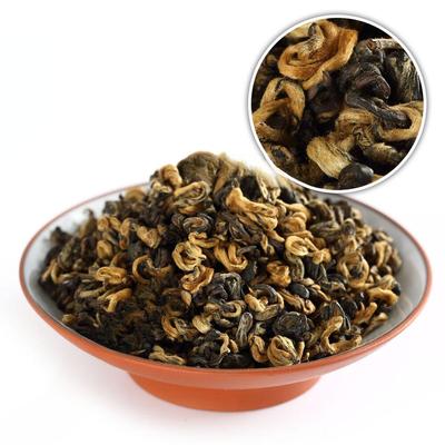 HelloYoung 100g Supreme Yunnan Black Tea Fengqing Dian Hong Snail Golden Buds