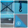 Family Tent for 6 Persons Blue Waterproof