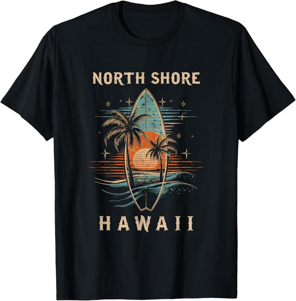 Surfboarder North Shore Hawaii Surf Board Surfing Surfer T-Shirt
