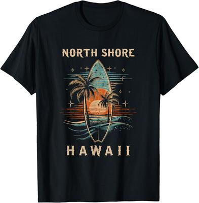 Surfboarder North Shore Hawaii Surf Board Surfing Surfer T-Shirt