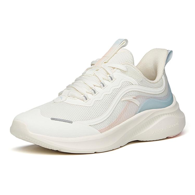 New Anta Feihong Cushioning Anti-Slip And Wear-Resistant Low-Top Running Shoes Women's White Blue 922135541-5