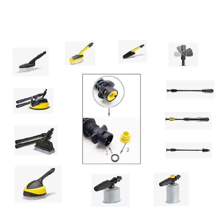 Anelli di Ricambio in Silicone per Tutte le Condizioni per Idropulitrici Design a Innesto Sicuro Non Si Usurano Istantaneamente Sistemi di Montaggio