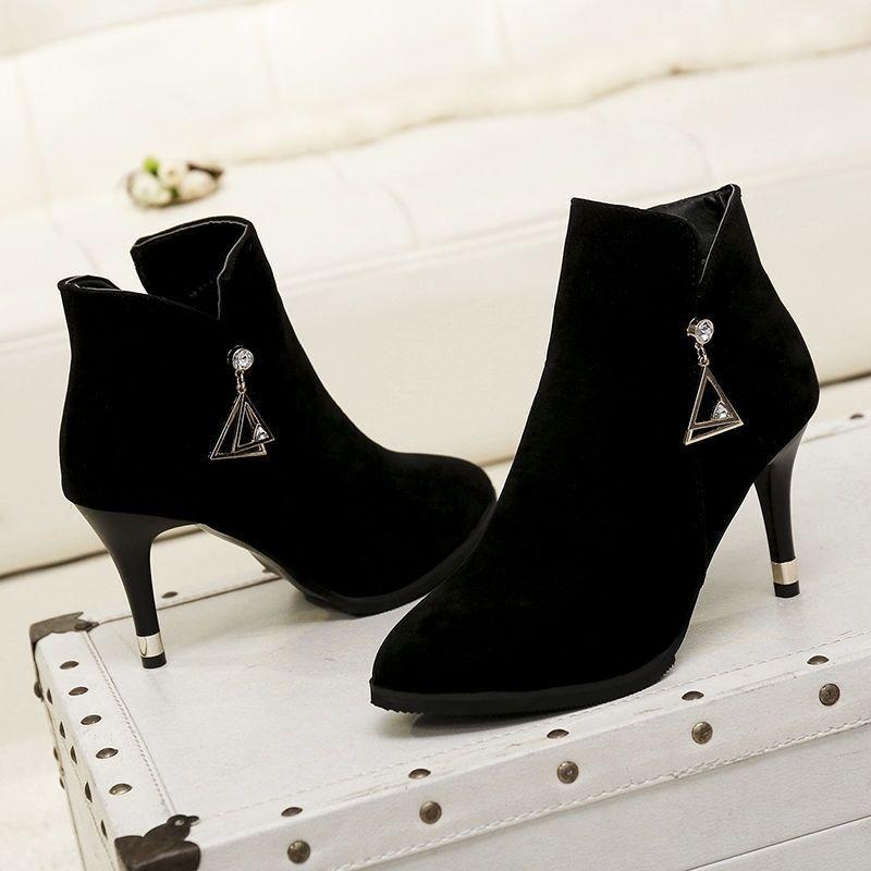 Fashion Lightweight Booties Soft With Tassels Solid Color Woman Short Shoes On Offer Goth Sale Pu Boot Promotion Ankle Boots for Women