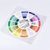 12-farbiges Drehrad drehbare Farbvergleichskarte Pigmentmischpalette für Tattoo & Make-up