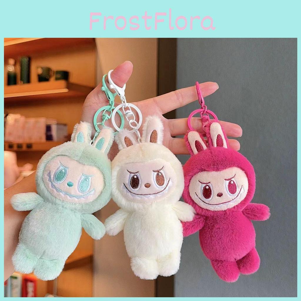 Labubu Rabbit Cartoon Plush Keychain Girls Gift Cute Animal Decor