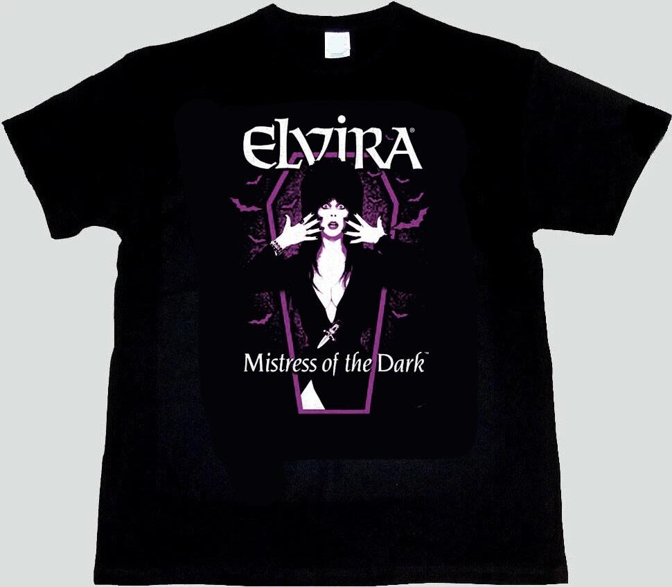Mistress of the Dark Elvira T-Shirt Elvira series unisex shirt black shirt M